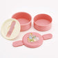 Sumikko Gurashi Round Two Tier Bento | Pink by Skater - Bento&co Japanese Bento Lunch Boxes and Kitchenware Specialists