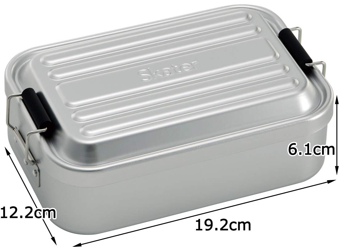 Aluminum Bento Lunch Box 850ml | Silver by Skater - Bento&co Japanese Bento Lunch Boxes and Kitchenware Specialists